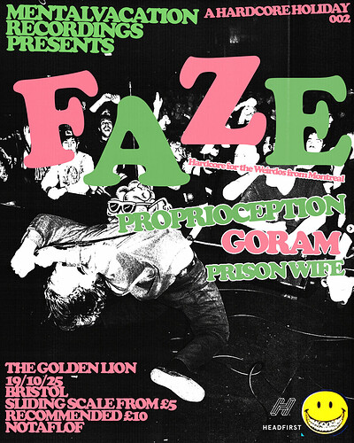 MVR HARDCORE HOLIDAY 002 - FAZE  + Support at The Golden Lion
