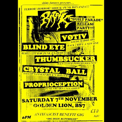 Rank album launch With Votiv, Blind Eye & more at The Golden Lion