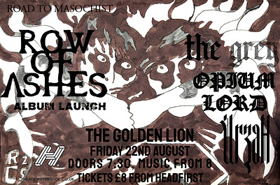 Row of Ashes 'Tide into Ruin' album launch at The Golden Lion