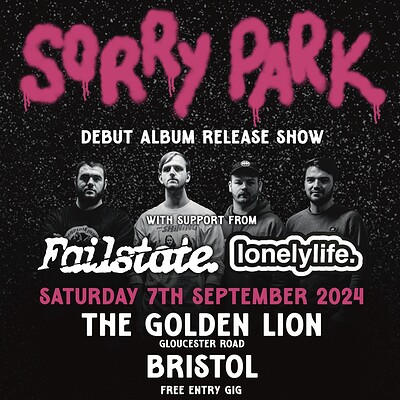 SORRYPARK - DEBUT ALBUM RELEASE SHOW at The Golden Lion
