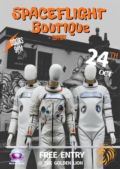 Spaceflight Boutique Debut at The Golden Lion