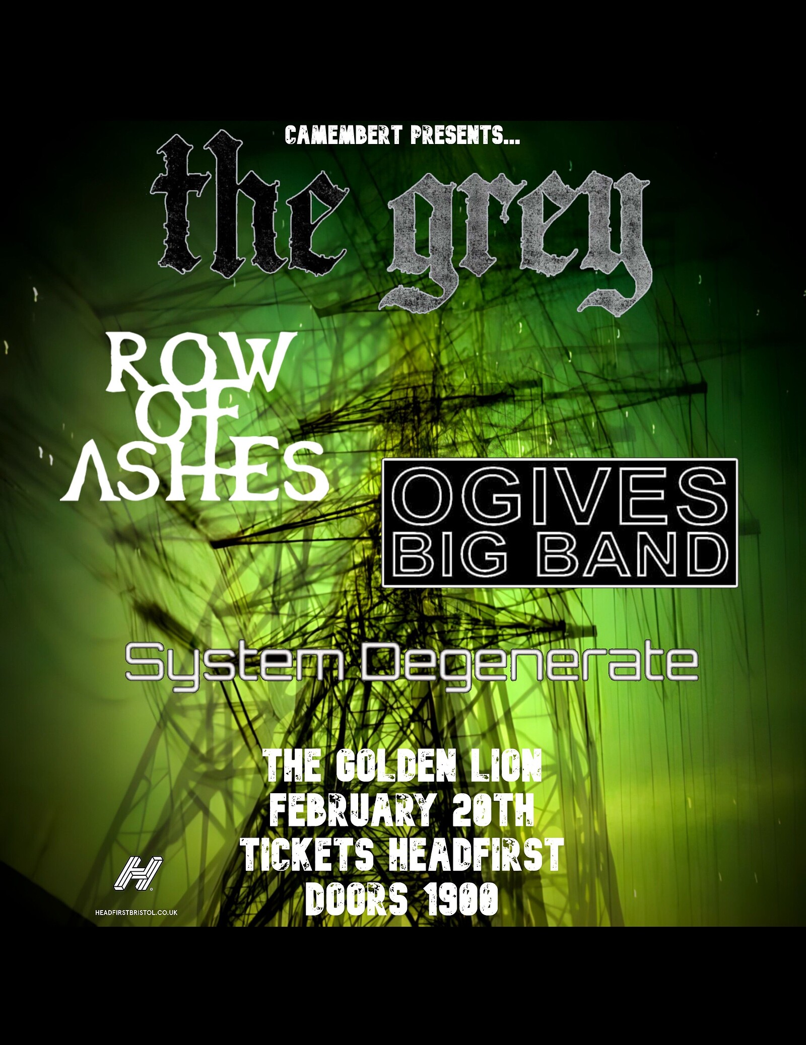 The Grey + Row of Ashes + Ogives Big Band+System Degenerate at The Golden Lion