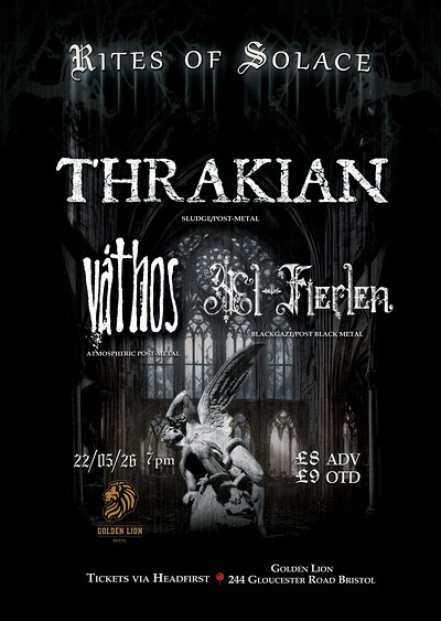 THRAKIAN / VÁTHOS / ÆL-FIERLEN at The Golden Lion