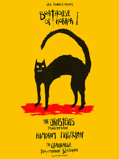 THE ORNSTEINS/HUMDRUM/FINGERTRAP at The Grain Barge