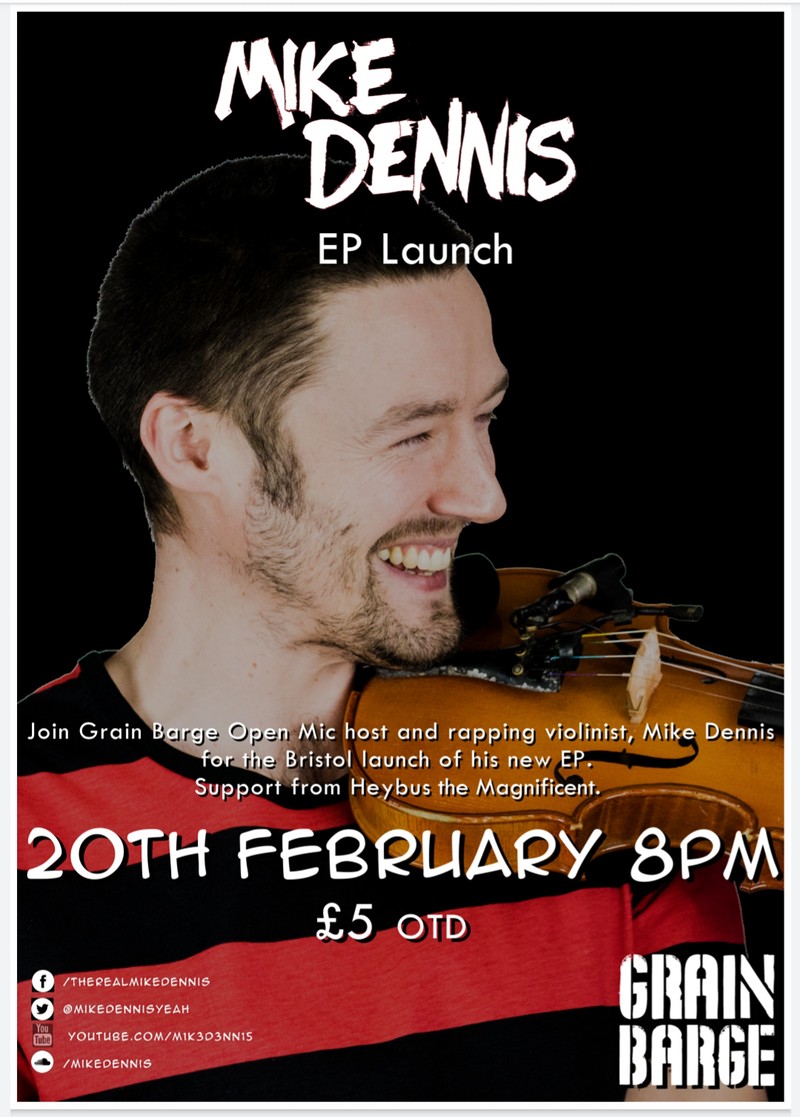 Mike Dennis EP Launch at The Grain Barge