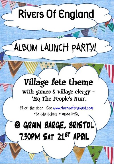 Rivers Of England Album Launch at Grain Barge