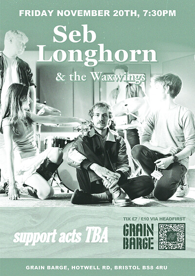 Seb Longhorn & the Waxwings + TBA at The Grain Barge