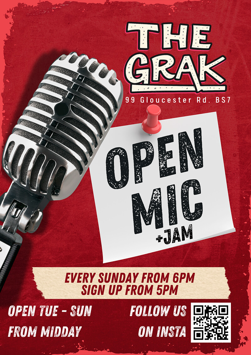 Open Mic and Jam at The GRAK