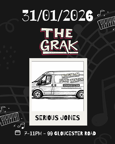 Serious Jones at The GRAK