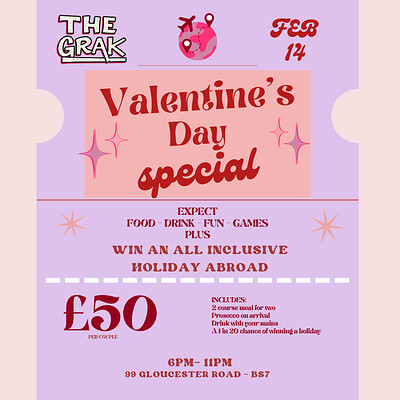 Valentine's Special at The GRAK