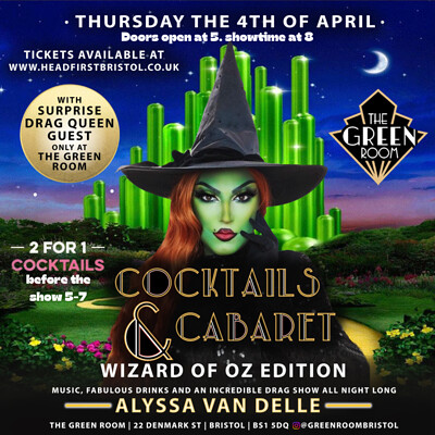 CABARET AND COCKTAILS at THE GREEN ROOM DENMARK STREET