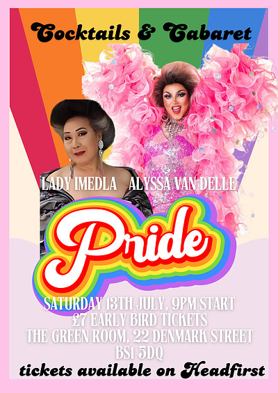 COCKTAILS AND CABARET - PRIDE EDITION at The green room
