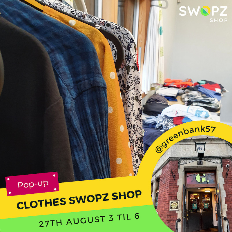 Pop-up Clothes Swopz Shop at The Greenbank, Bristol