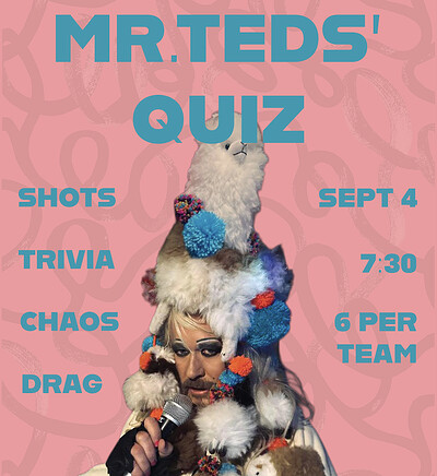 Mr Teds' Quiz at The Greenbank Pub