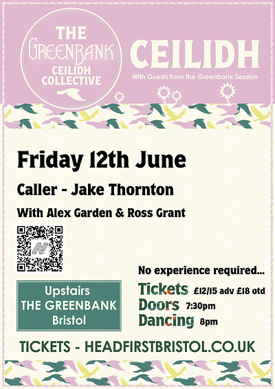 Greenbank Folk Club - Summer Ceilidh 2026 at The Greenbank