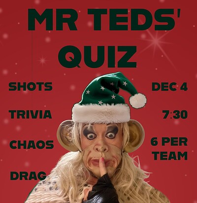 Mr Teds' Quiz at The Greenbank