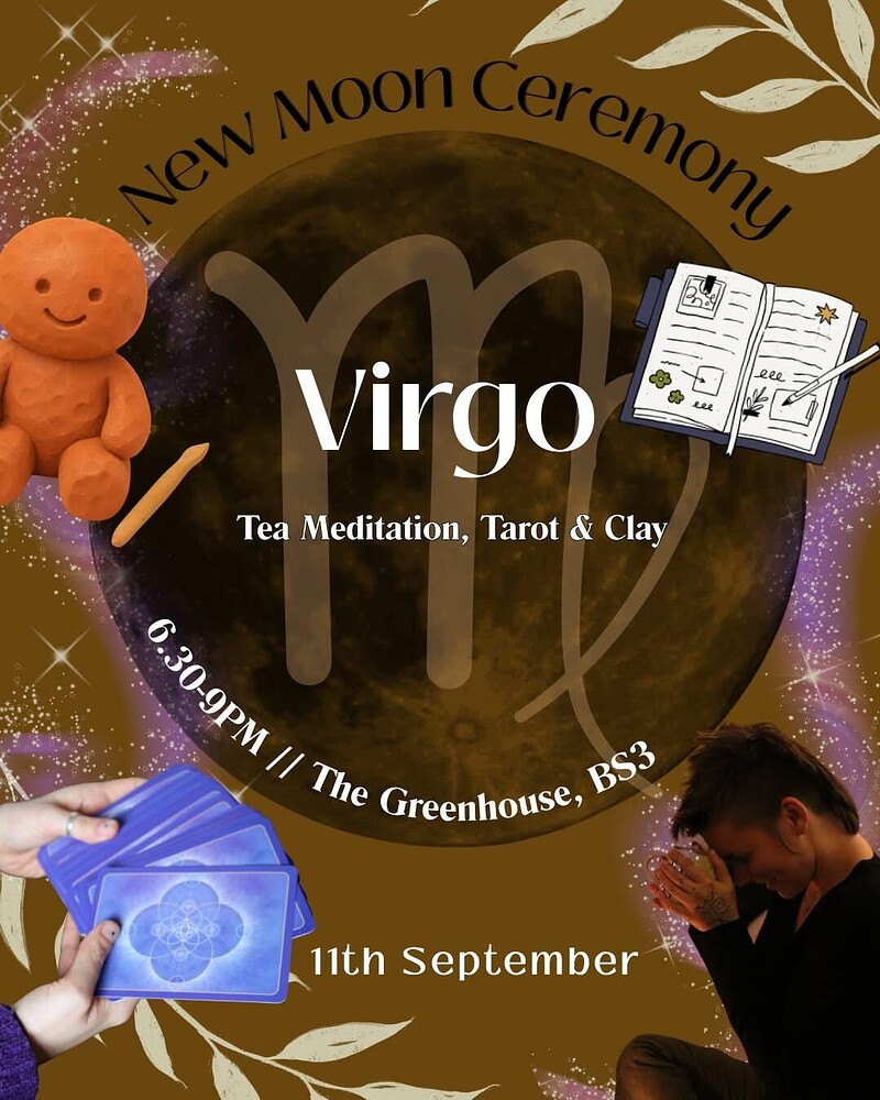 New Moon Ceremony: Tea Meditation, Tarot & Art at The Greenhouse, BS3