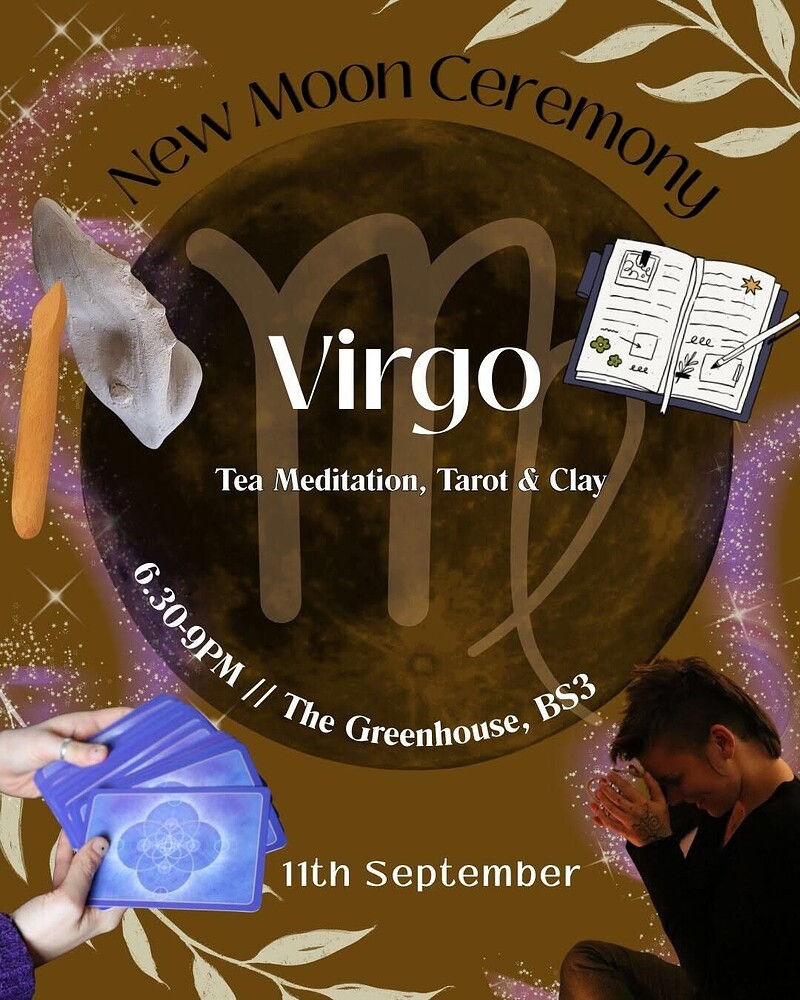 New Moon Ceremony: Tea Meditation, Tarot & Art at The Greenhouse, BS3