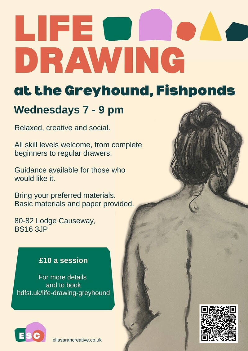 Life Drawing at The Greyhound Fishponds