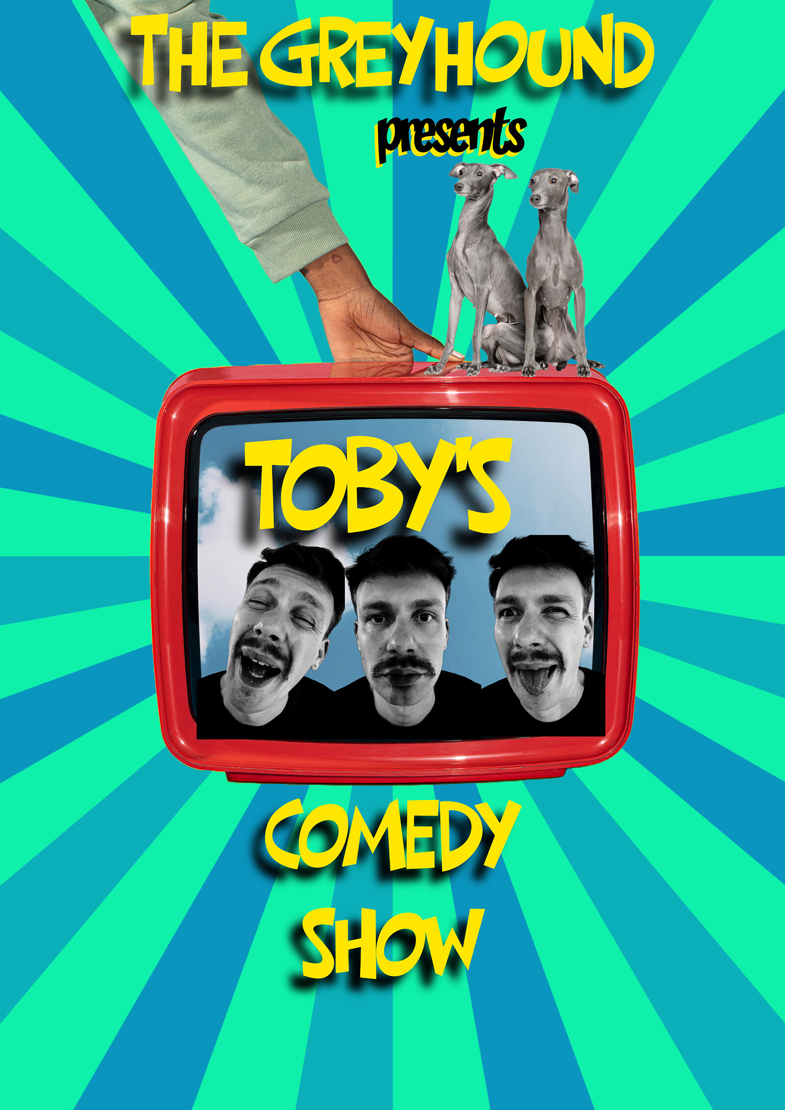 Toby's Comedy Show at The greyhound Pub