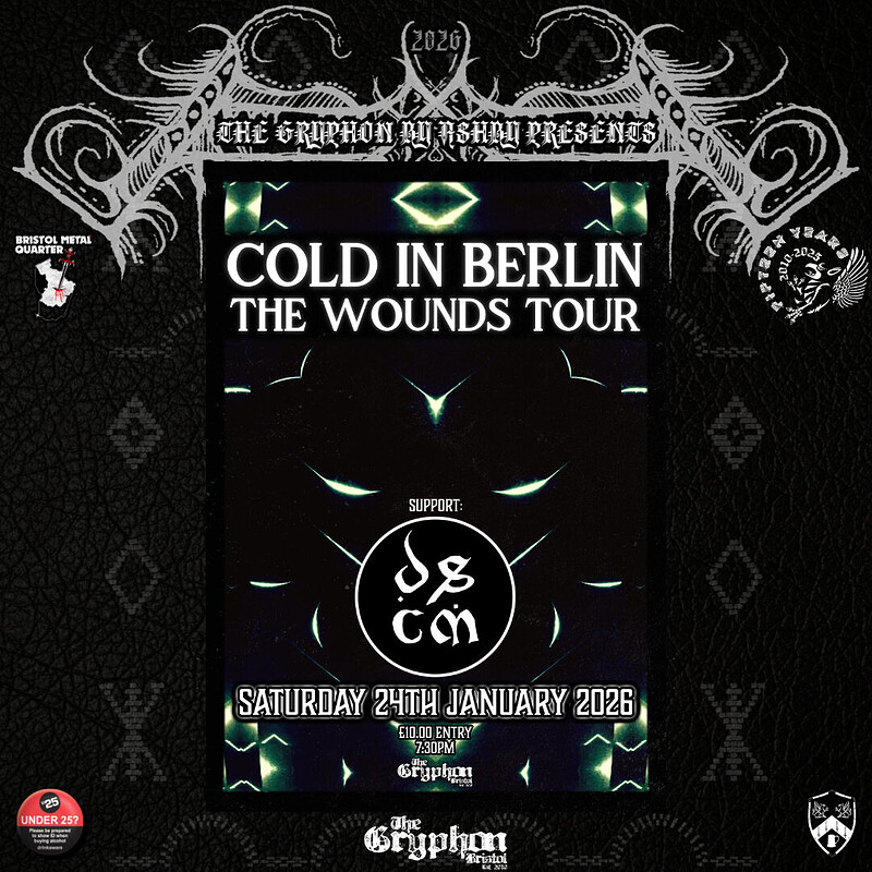 COLD IN BERLIN & D.S.C.M at The Gryphon