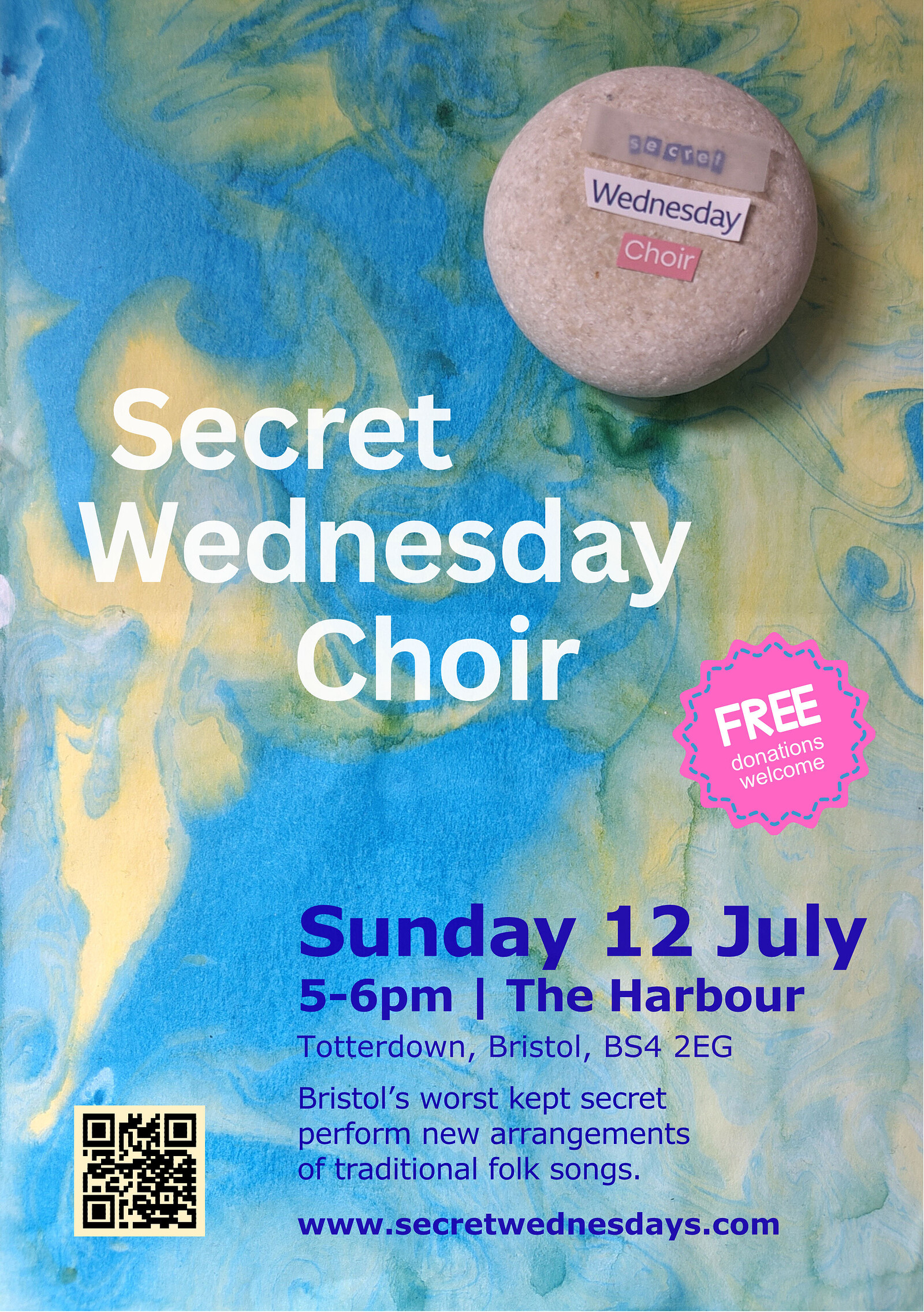 Shh It's The Secret Wednesday Choir at The Harbour Totterdown