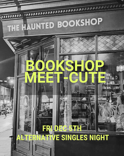 Book Shop Meet-Cute at The Haunted Bookshop
