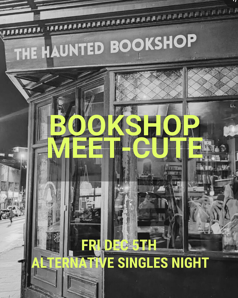 Book Shop Meet-Cute at The Haunted Bookshop