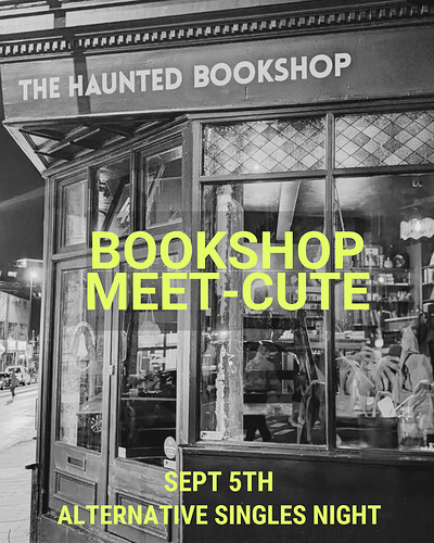 Bookshop Meet-Cute at The Haunted Bookshop