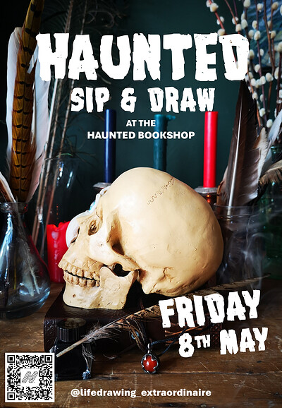 Haunted Sip & Draw at The Haunted Bookshop
