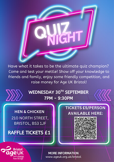 Charity Pub Quiz at The Hen & Chicken