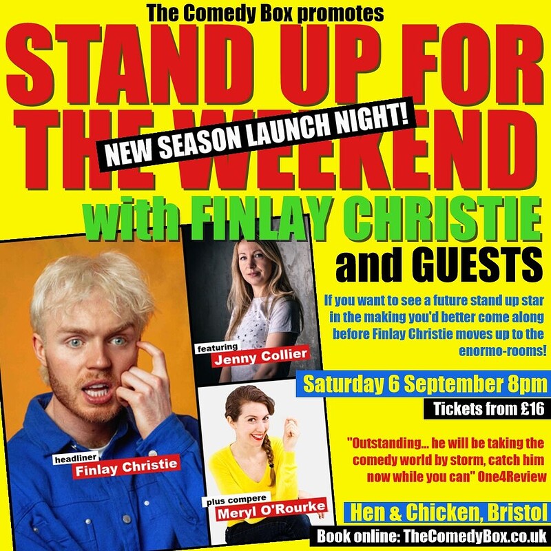 Stand Up For The Weekend with FINLAY CHRISTIE & GUESTS at The Hen & Chicken