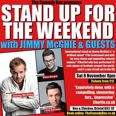 Stand Up For The Weekend with JIMMY McGHIE and GUESTS at The Hen & Chicken