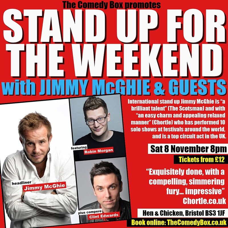 Stand Up For The Weekend with JIMMY McGHIE and GUESTS at The Hen & Chicken