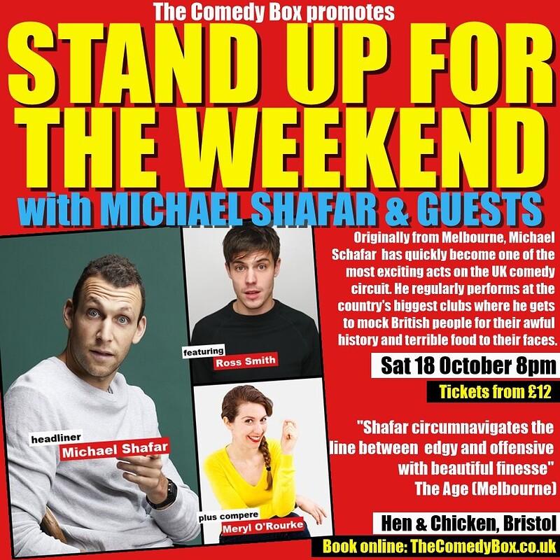 Stand Up For The Weekend with MICHAEL SHAFAR & GUESTS at The Hen & Chicken