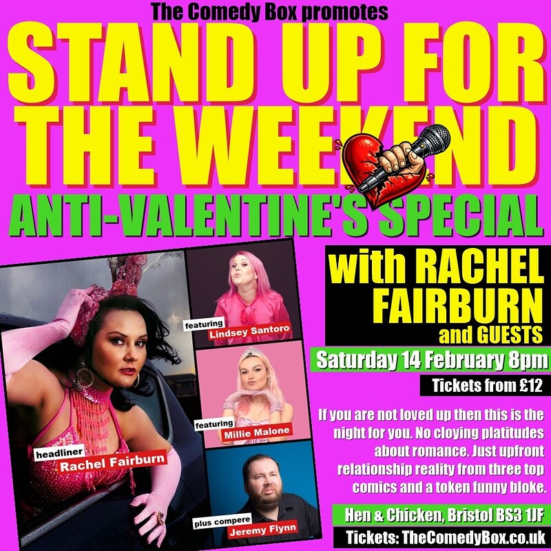 Stand Up For The Weekend with RACHEL FAIRBURN & GUESTS at The Hen & Chicken