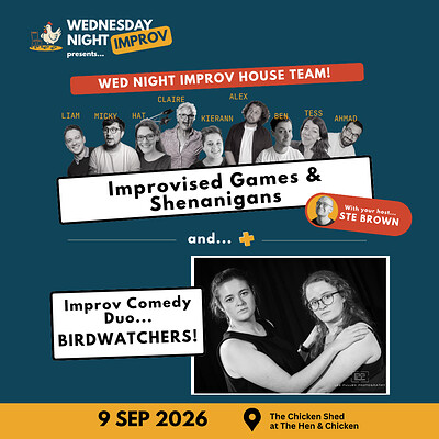 Wednesday Night Improv: September Show at The Hen & Chicken