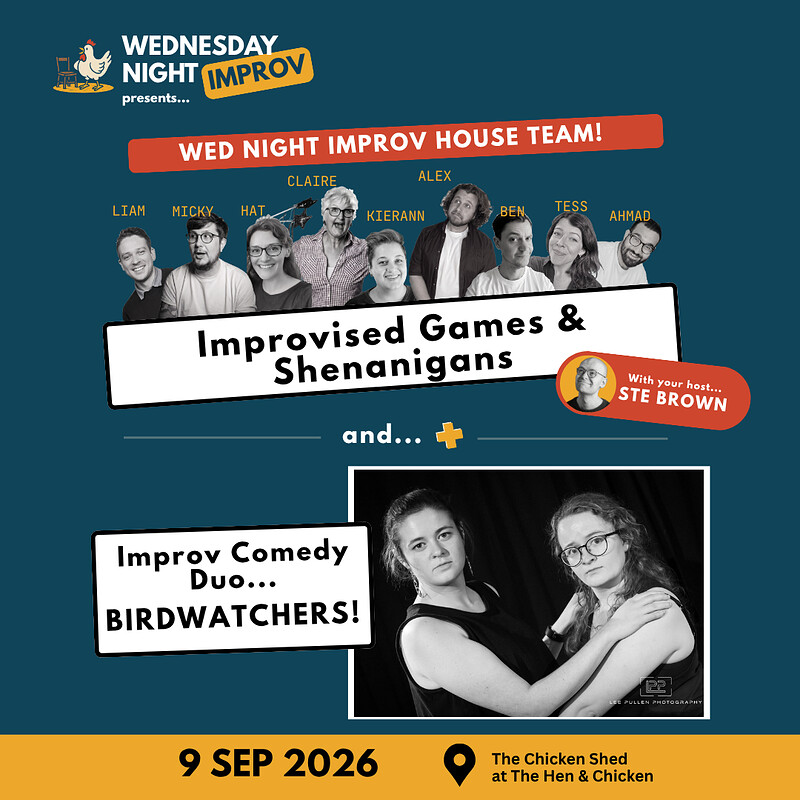 Wednesday Night Improv: September Show at The Hen & Chicken