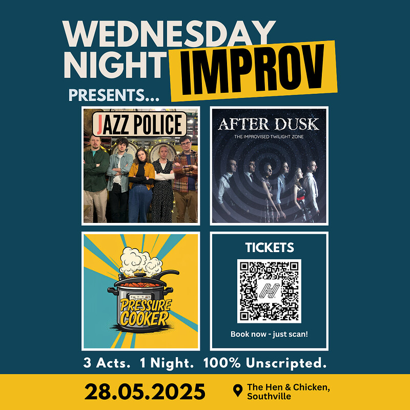 Wednesday Night Improv: Triple Bill at The Hen & Chicken