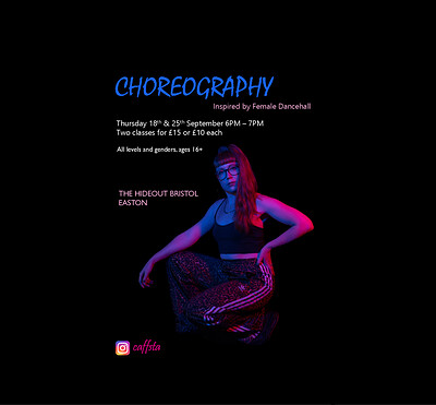 Choreography - Inspired by Female Dancehall at The Hideout Bristol