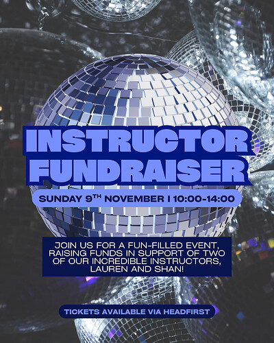 Instructor Fundraiser at The Hideout Studio