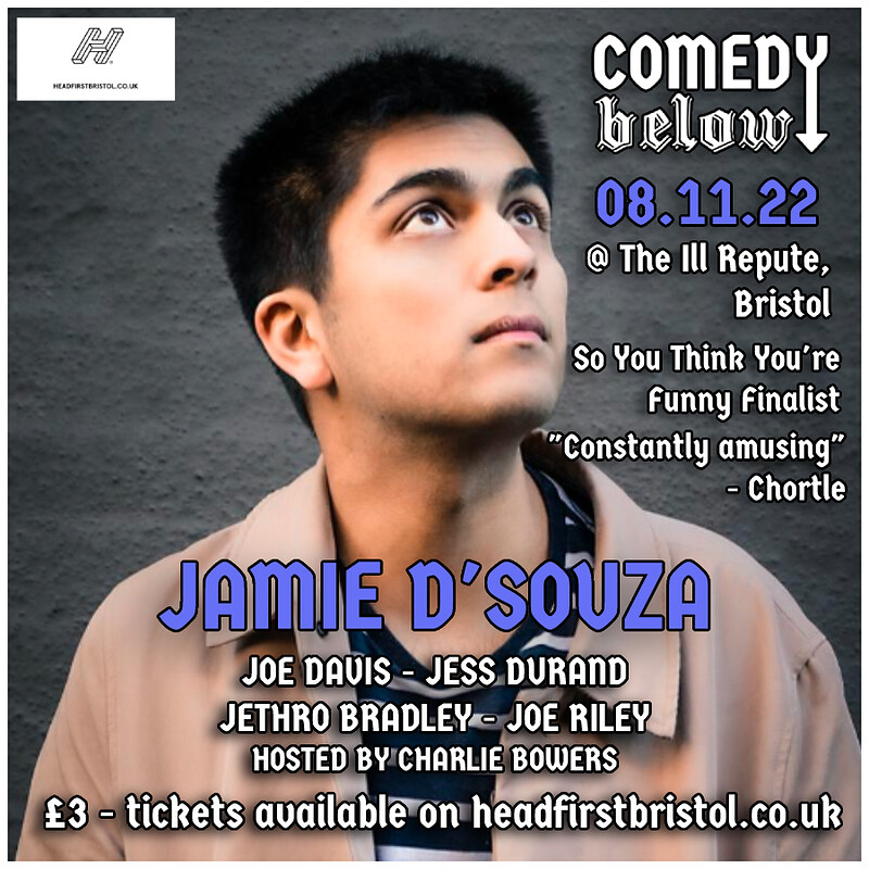 Comedy Below with Jamie D'Souza at The Ill Repute