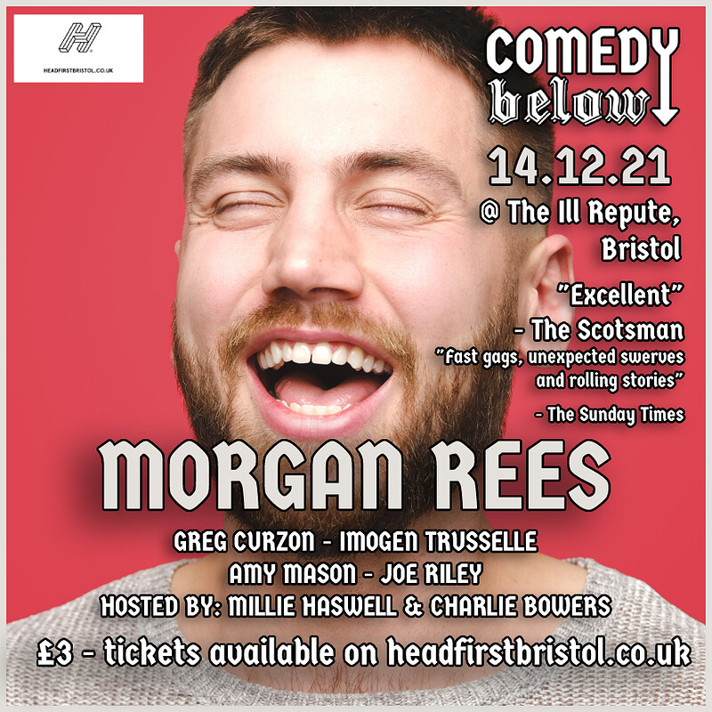 COMEDY BELOW at THE ILL REPUTE