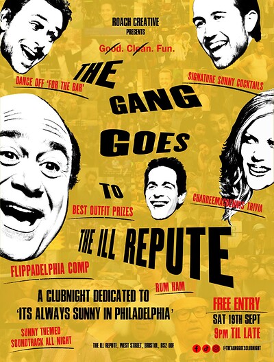 The Gang Goes... to at The Ill Repute