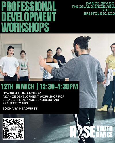 Teacher CPD: Co-Create - Creating and Choreographing with Young People at The Island