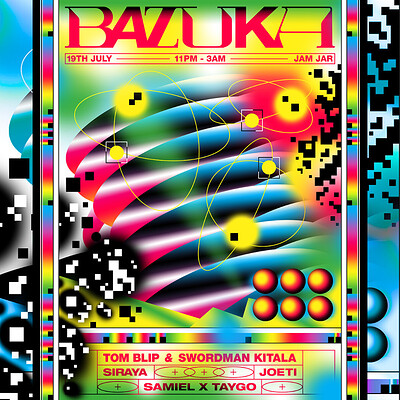 BAZUKA  SWORDMAN KITALA & TOM BLIP at The Jam Jar