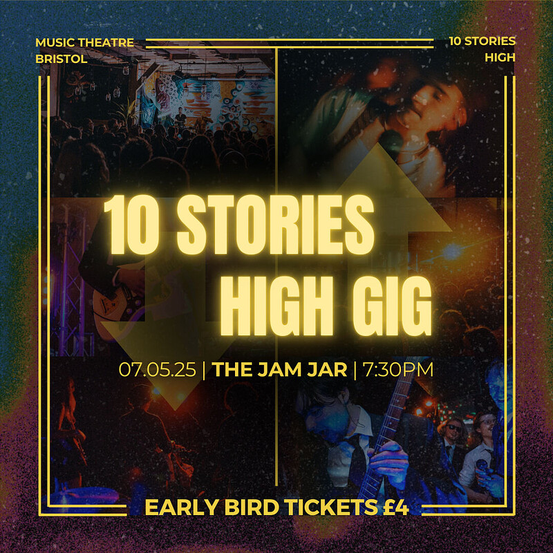 10 Stories High Gig Fundraiser at The Jam Jar