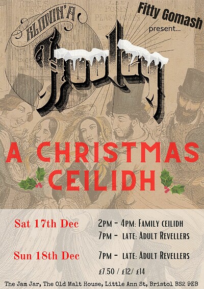 A Christmas Ceilidh, Blowin a Hooley at The Jam Jar