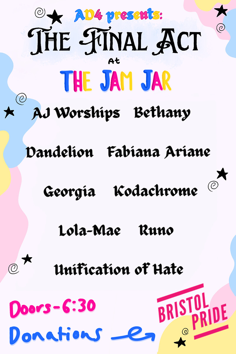 The Final Act at The Jam Jar