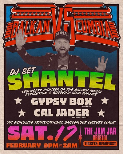 Balkan Vs. Cumbia with Shantel at The Jam Jar